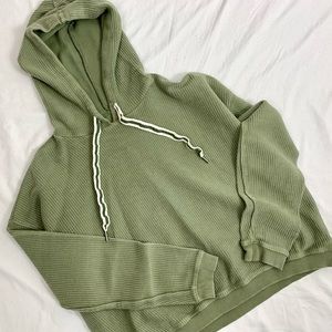 Aerie Green Lounge Hoodie